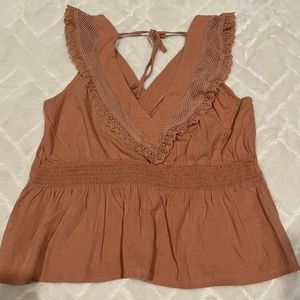 Women's Vacation Top - Great to wear over bathing suit! Trendy! Old Navy Size L